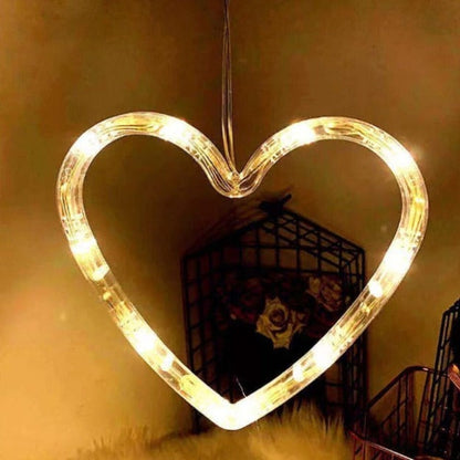 Hanging Heart Ornament Decorative Lights | Warm White