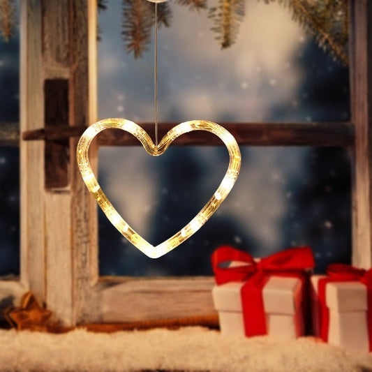 Hanging Heart Ornament Decorative Lights | Warm White