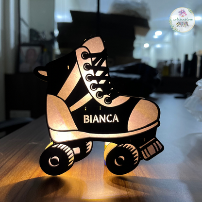 Roller Skates Night Lamp