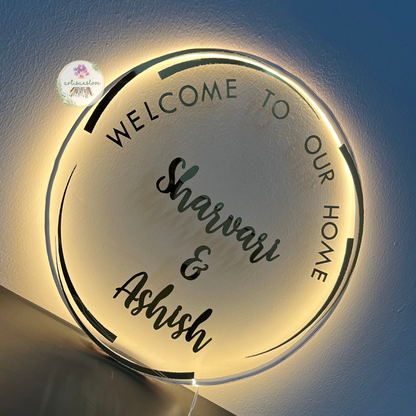 Round House LED name plate