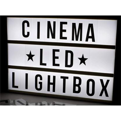 Cinematic Light Box size A4 | Black