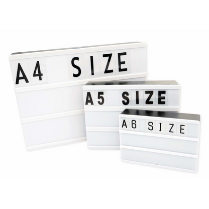 Cinematic Light Box size A4 | Black