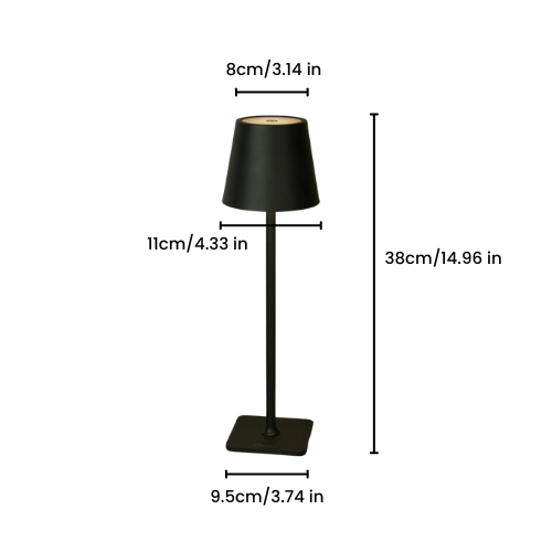 Conic Portable Cordless LED Table Lamp