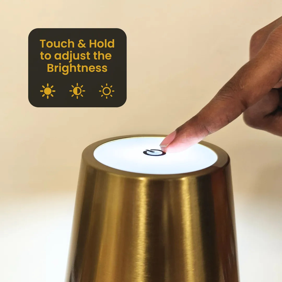 Conic Portable Cordless LED Table Lamp