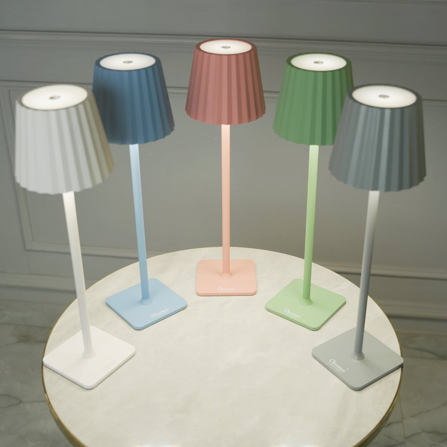 Pleat Portable Cordless LED Table Lamp