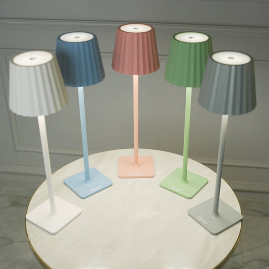 Pleat Portable Cordless LED Table Lamp