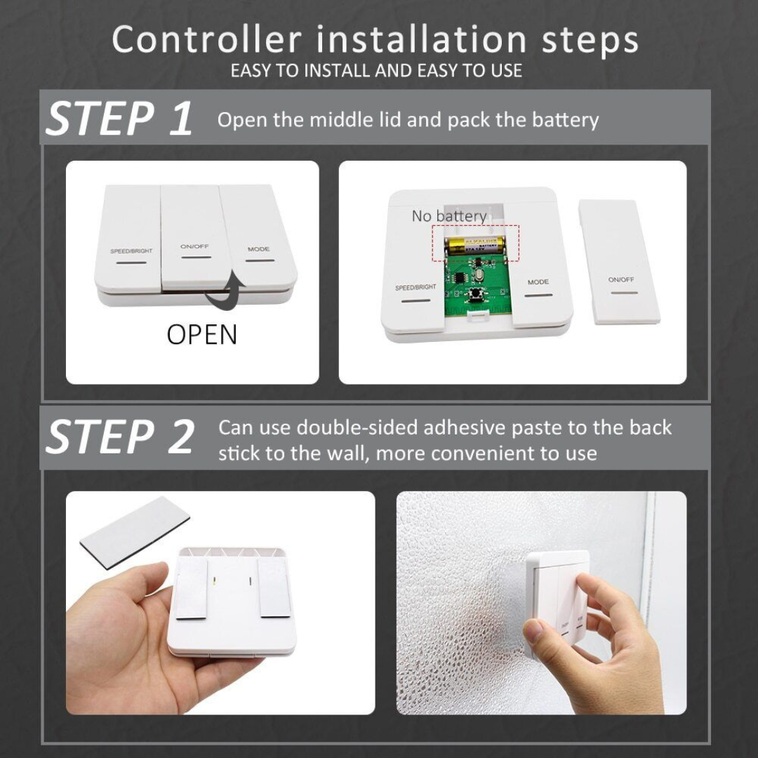 Running Flowing Water Wireless Controller for LED Running Strip Lights WS2811