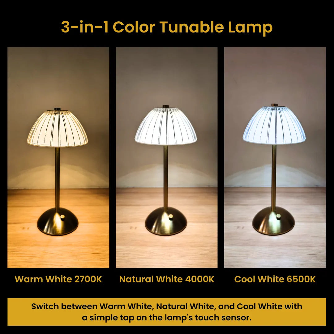 Cupola Portable Rechargeable LED Table Lamp