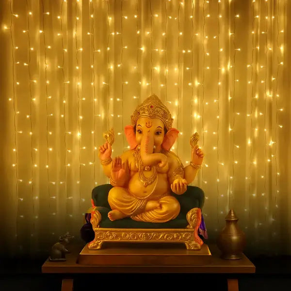 Curtain LED Lights | Warm White | Diwali Decoration