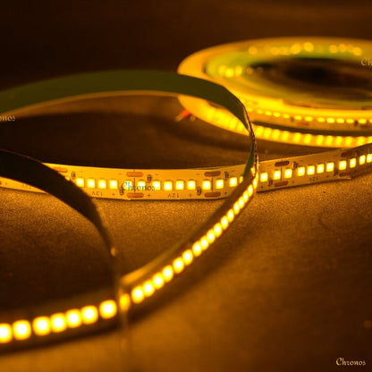 240 LED Strip Lights - Amber Yellow - 5m - 12V - 2835 SMD LED