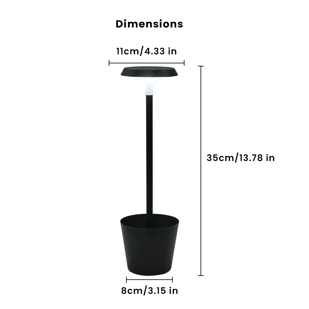 Lunasta Portable Rechargeable LED Table Lamp