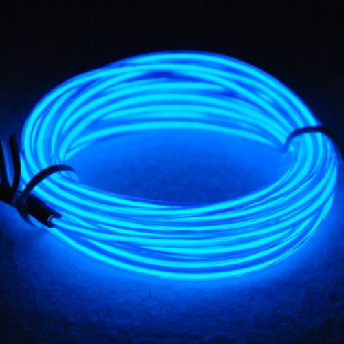 Neon Electroluminescent EL Wire Lights | 2AA Battery Operated