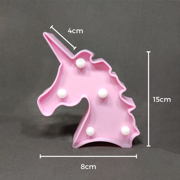 Mini Marquee Light - Unicorn Face