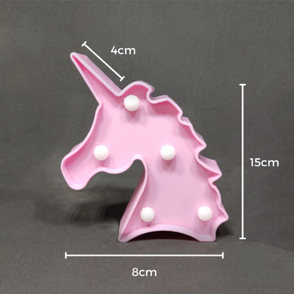 Mini Marquee Light - Unicorn Face