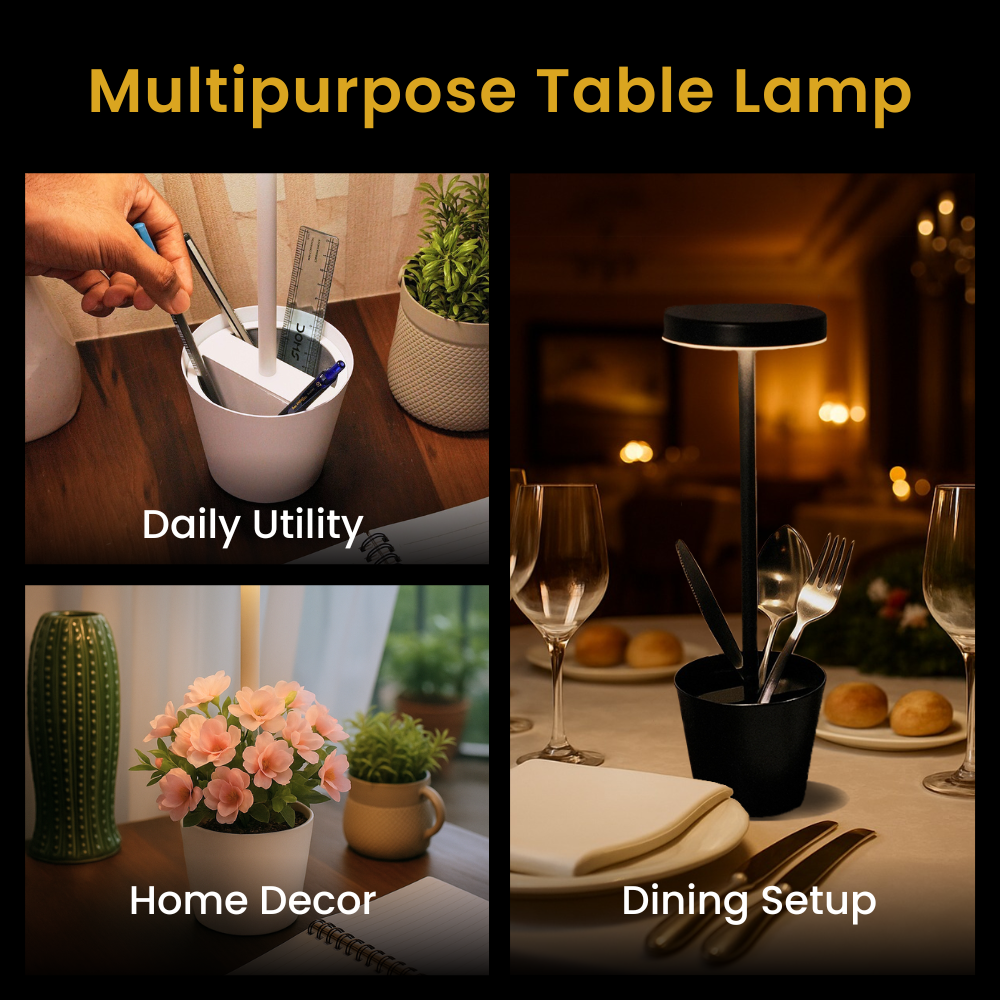 Corby Portable Rechargeable LED Table Lamp