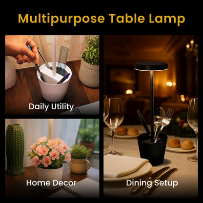 Corby Portable Rechargeable LED Table Lamp