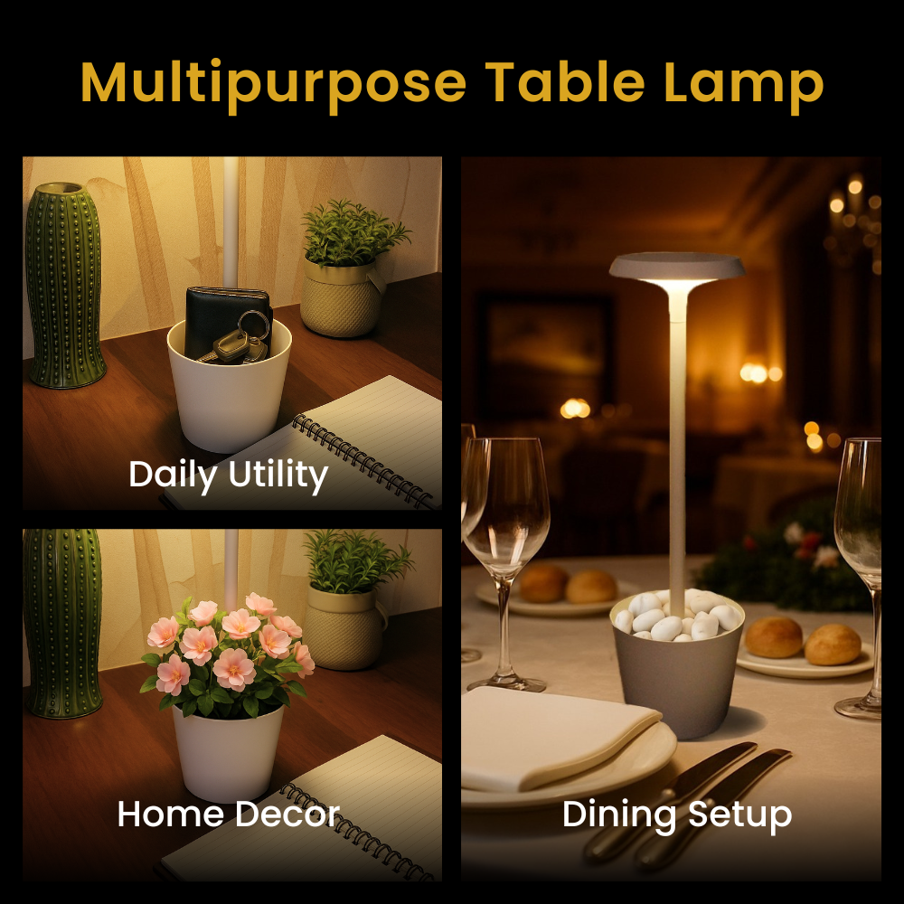 Lunasta Portable Rechargeable LED Table Lamp