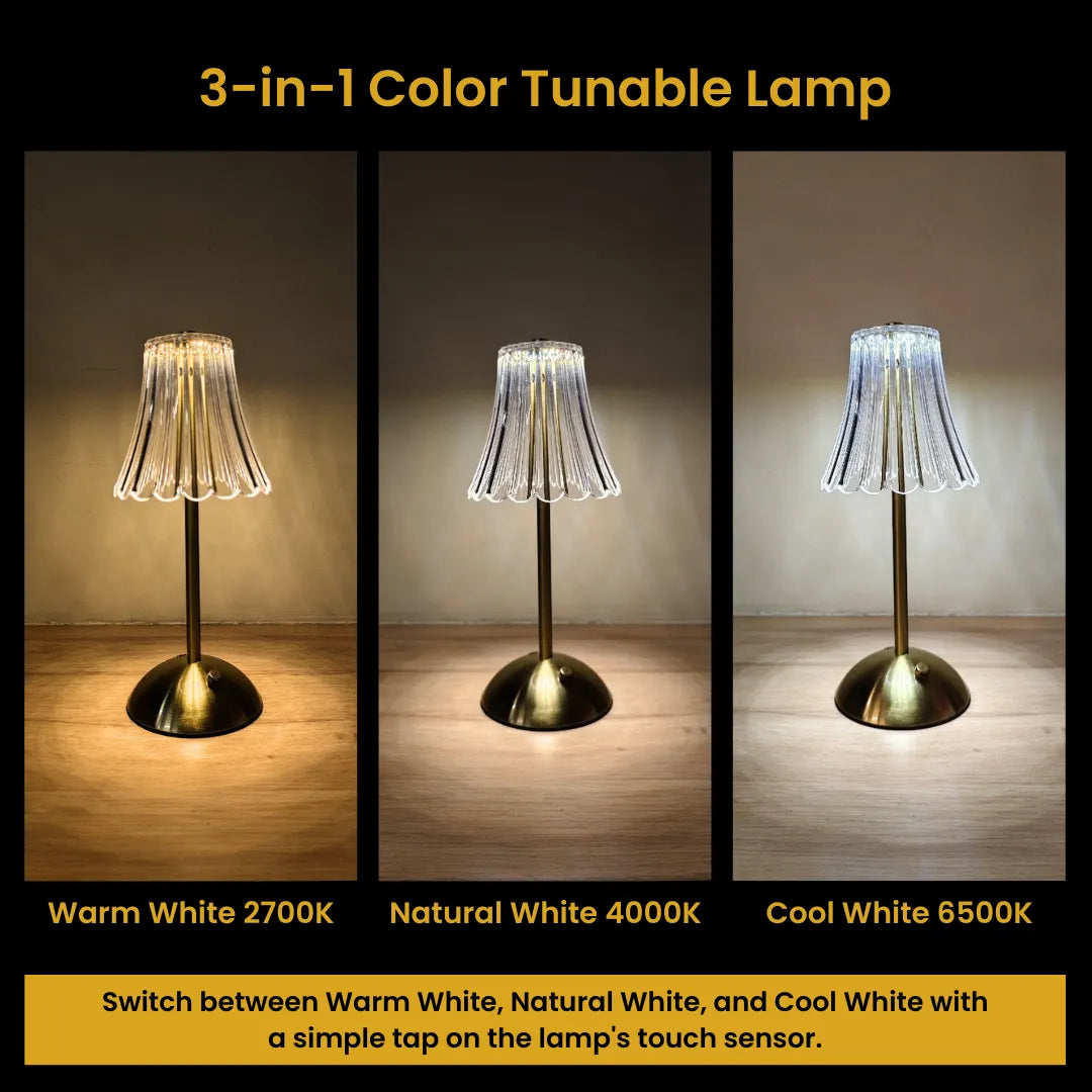 Flora Portable Rechargeable LED Table Lamp