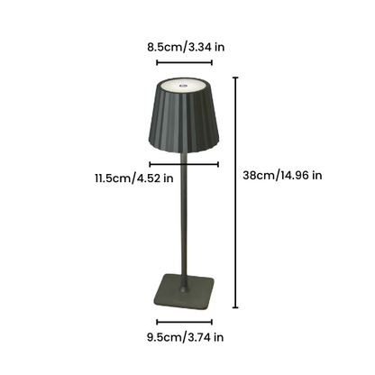 Pleat Portable Cordless LED Table Lamp