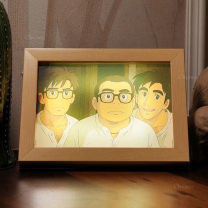 Personalized Ghibli-Inspired Light Photo Frame