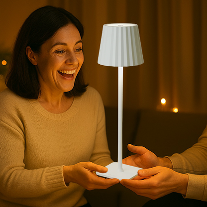 Pleat Portable Cordless LED Table Lamp