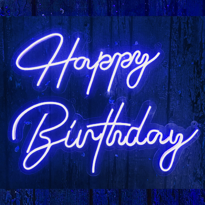 Happy Birthday Neon Sign Light
