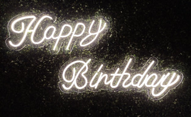 Happy Birthday Neon Sign Light
