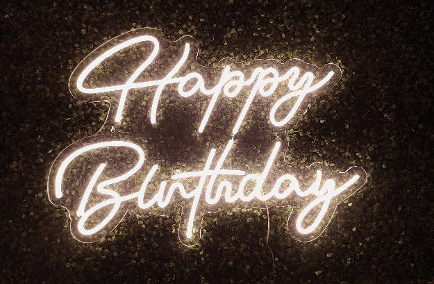 Happy Birthday Neon Sign Light