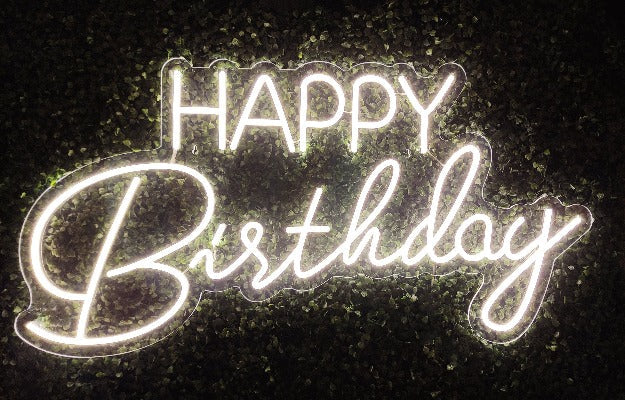 Happy Birthday Neon Sign Light