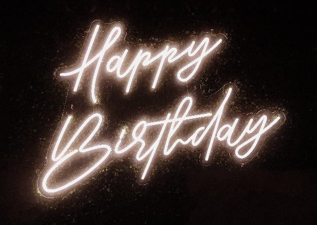 Happy Birthday Neon Sign Light
