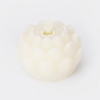 Lotus LED Moving Wick Candle | Warm White | Pack of 6