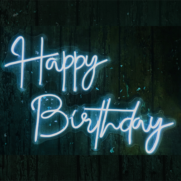 Happy Birthday Neon Sign Light