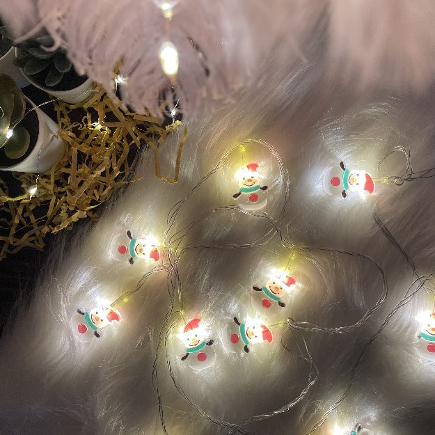 Snowman String Lights | Warm White