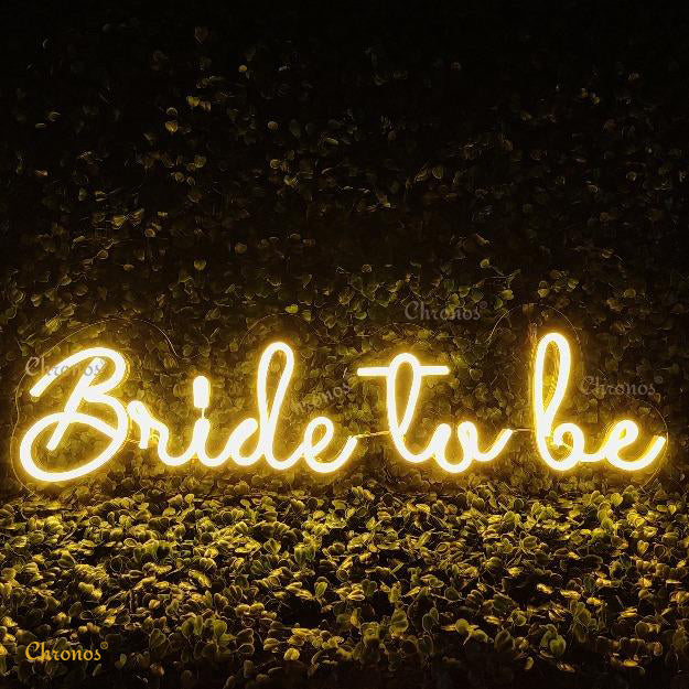 Bride To Be Neon Sign Light