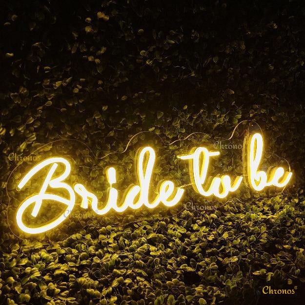 Bride To Be Neon Sign Light