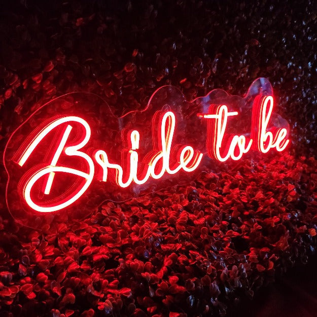 Bride To Be Neon Sign Light