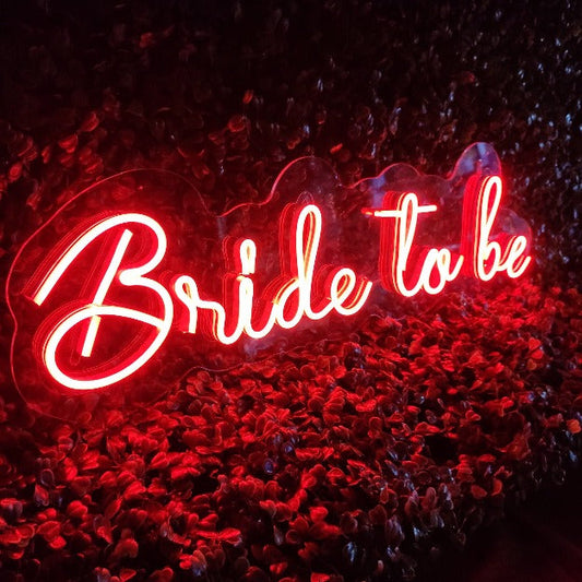 Bride To Be Neon Sign Light