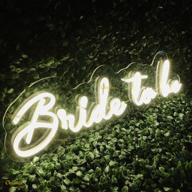 Bride To Be Neon Sign Light
