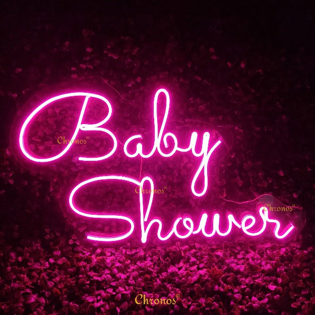 Mini Baby Shower Neon Sign Light