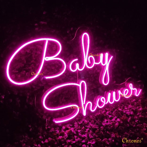 Mini Baby Shower Neon Sign Light