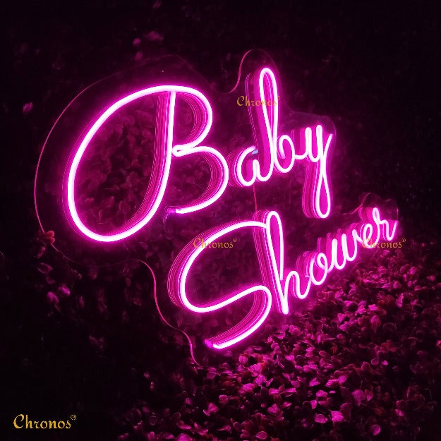 Mini Baby Shower Neon Sign Light