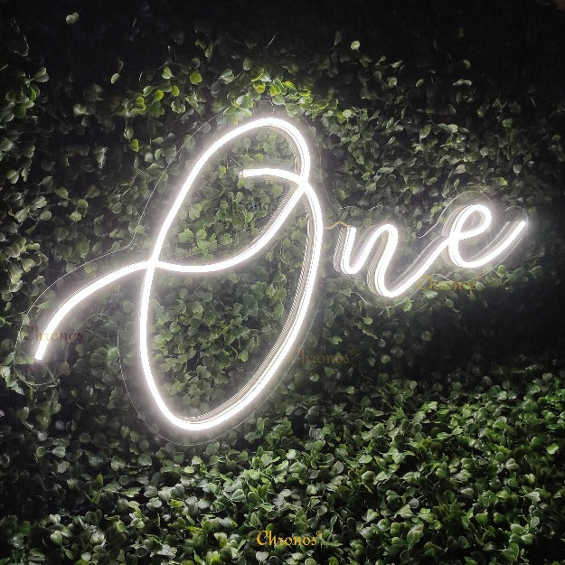 One Neon Sign Light