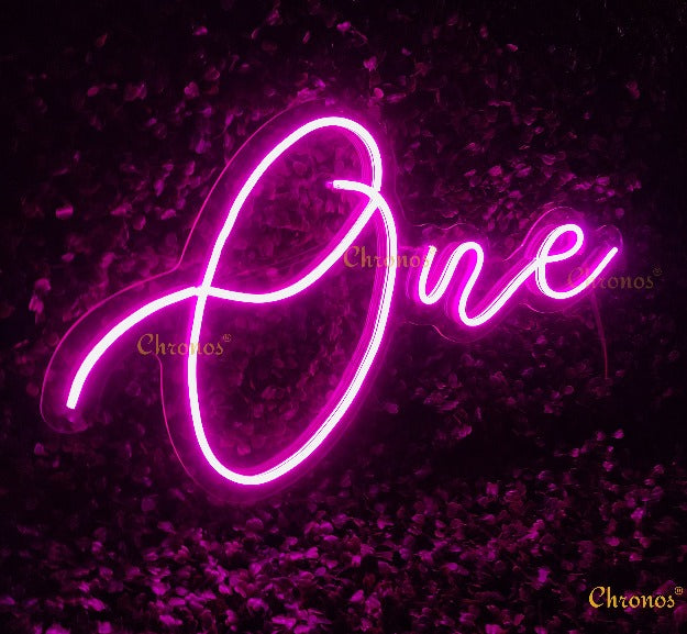 One Neon Sign Light