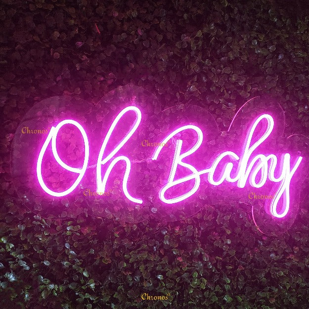 Mini Oh Baby Neon Sign Light