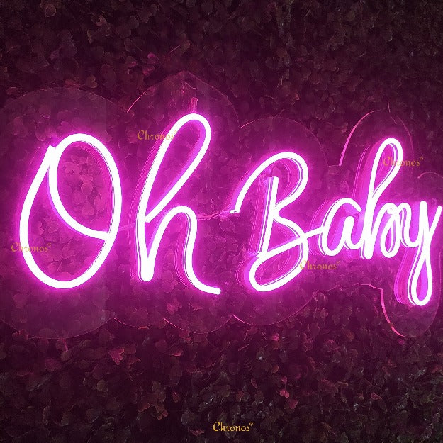 Mini Oh Baby Neon Sign Light