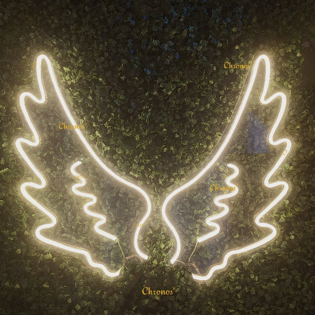 Mini Angel Wings Neon Sign Light