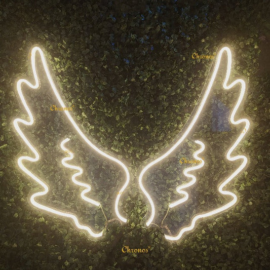 Mini Angel Wings Neon Sign Light