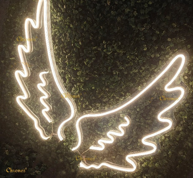 Mini Angel Wings Neon Sign Light