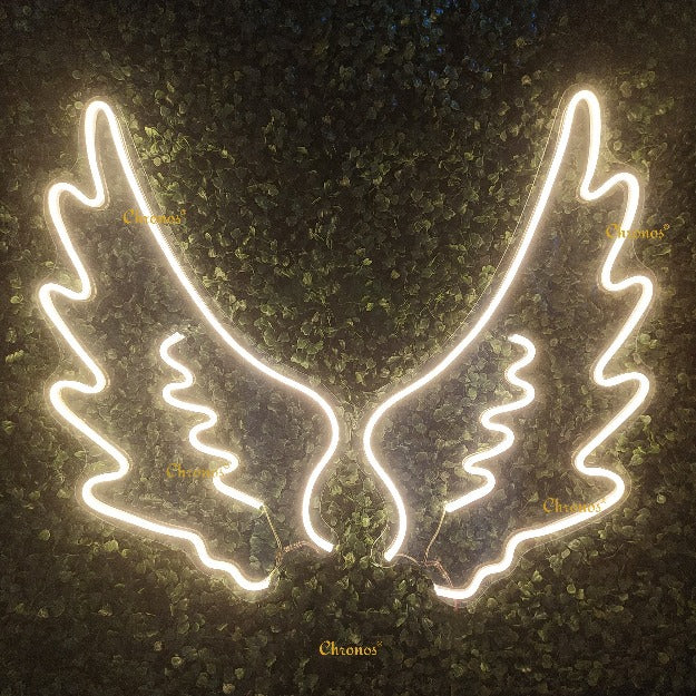 Mini Angel Wings Neon Sign Light