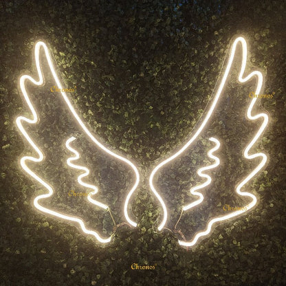 Mini Angel Wings Neon Sign Light